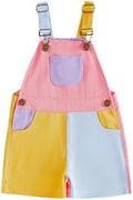 Fernvia Toddler Kids Baby Girl Boy Contrast Color Overalls Shorts Clothes by Fernvia