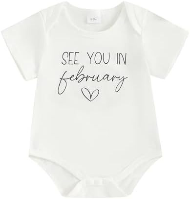 woshilaocai Baby Announcement Bodysuit Pregnancy Reveal by woshilaocai