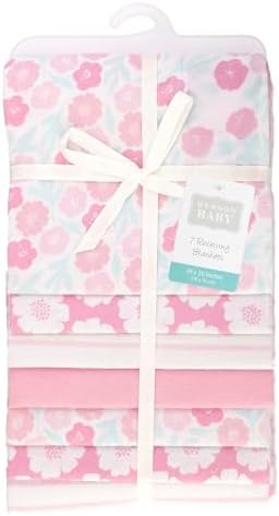 Hudson Baby Unisex Baby Cotton Polyester Flannel Receiving Blankets Bundle - Image 2