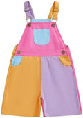 Fernvia Toddler Kids Baby Girl Boy Contrast Color Overalls Shorts Clothes by Fernvia