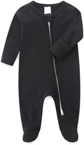 Hikido Baby Romper 100% Organic Cotton Pajamas One Piece Long Sleeve Zipper by Hikido