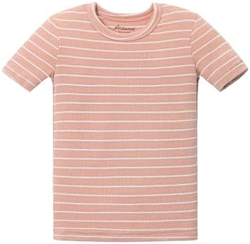 AVAUMA Stripe Pattern Baby Boys Girls Pajama Set Kids Toddler Snug fit Ribbed - Image 4