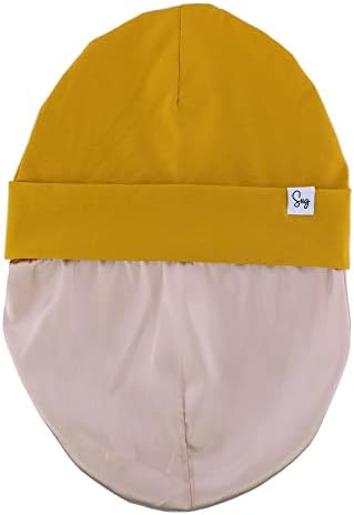 Jersey Beanie Hat for Newborn Baby Boys Girls Silky Satin Lined Hats Bonnet - Image 4