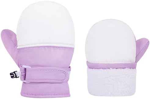 Infant Baby Toddler Winter Mittnes Lined Fleece Snow Gloves - Image 3