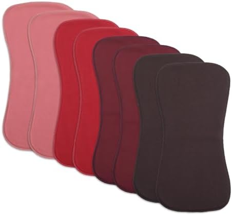 8 Pack Baby Burp Cloths, Unisex by Unknown