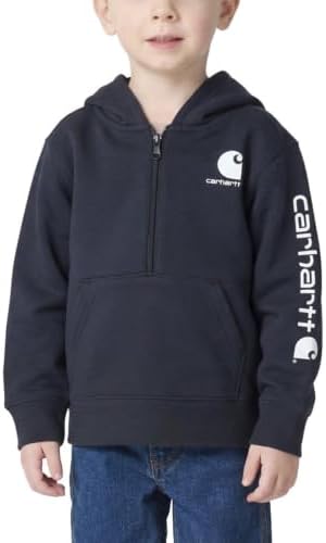 Carhartt Kid's CA6873 Half-Zip Logo Sweatshirt - Image 6