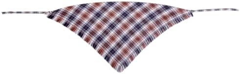 Fall Dog Bandana Autumn Thanksgiving Plaid Reversible Triangle Bibs Scarf - Image 2