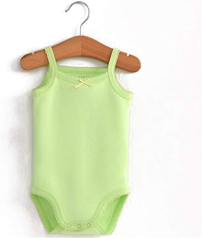 Girls Spaghetti Strap Bodysuit Sleeveless Tank Top Cotton One-Pieces Pack of - Image 5