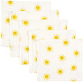5-Pack 100% Cotton Muslin Baby Washcloths 10"X10", Sun | Ultra Soft Absorbent by Unknown