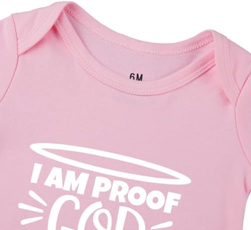 listery I'M Proof That God Answers Prayers Baby Bodysuit Baby Religious Infant - Image 4
