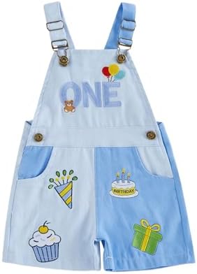 Fernvia Toddler Kids Baby Girl Boy Contrast Color Overalls Shorts Clothes by Fernvia