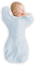 SwaddleDesigns Organic Transitional Swaddle Sack, Arms Up Half-Length Sleeves & by SwaddleDesigns