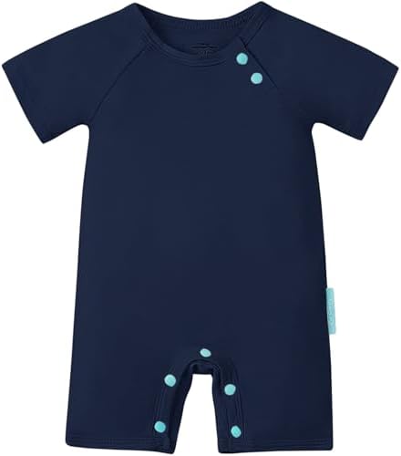 PurComfy SuperSoft Bamboo Viscose Baby Romper, Short Sleeve | One-piece Summer by PurComfy