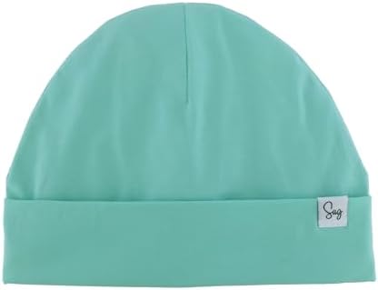 Jersey Beanie Hat for Newborn Baby Boys Girls Silky Satin Lined Hats Bonnet by Sugarmelon