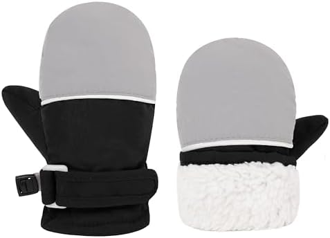 Infant Baby Toddler Winter Mittnes Lined Fleece Snow Gloves - Image 2