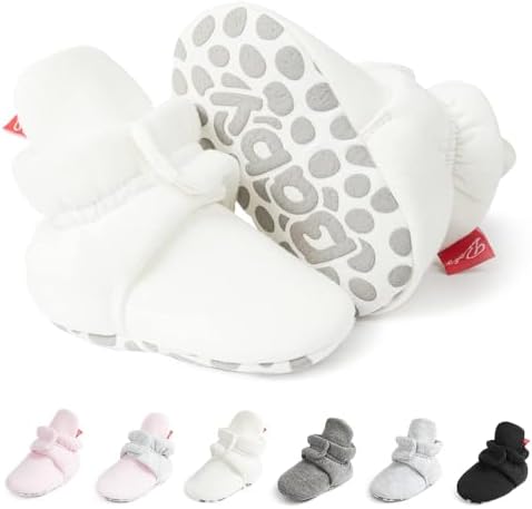 Meckior Newborn Infant Baby Girls Boys Warm Fleece Winter Booties First Walkers by Meckior