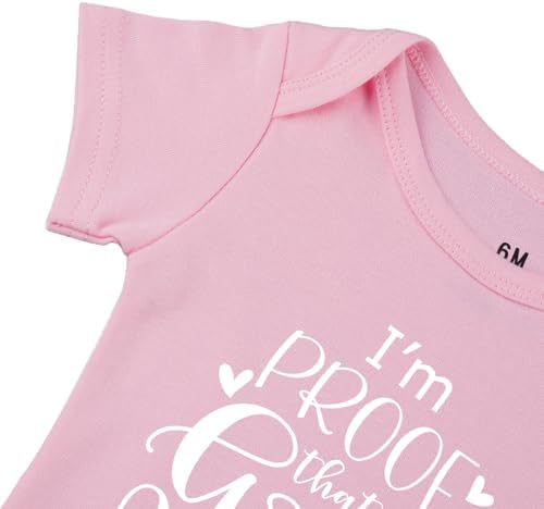 listery I'M Proof That God Answers Prayers Baby Bodysuit Baby Religious Infant - Image 5
