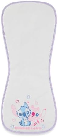 Disney Baby Stitch Angel Burp Cloths 3 Pack 20" x 10" Burping Rags Infants - Image 2