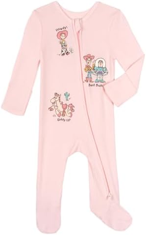 Disney Baby Girls' 2-Pack Footed Sleep N' Play Newborn to Infant - Image 3