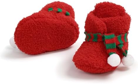 Baby Booties Cozy Fleece Slippers Soft Baby Shoes - Image 4