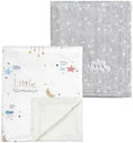 CREVENT 2Pcs 30''X40'' Cute Cozy Fluffy Warm Baby Blankets by CREVENT