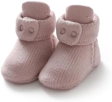 Avibae Baby Booties, Warm Infant Girl Boy Socks Bootie, Newborn Knit Shoes by B