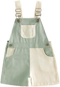 Fernvia Toddler Kids Baby Girl Boy Contrast Color Overalls Shorts Clothes by Fernvia