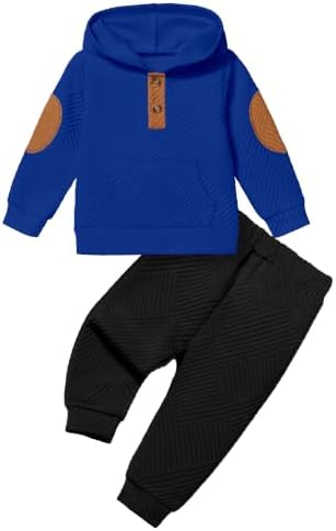 Oranchids Toddler Baby Boy Clothes Long Sleeve Hoodie Sweatshirt Tops and Pants by Oranchids