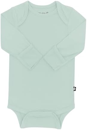 KYTE BABY Soft Bamboo from Rayon Long Sleeve Unisex Bodysuit, 0-24 Months - Image 4
