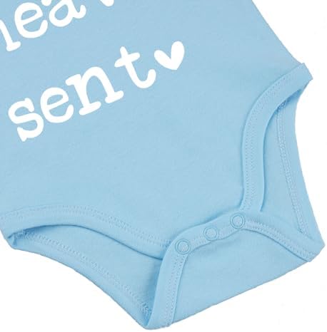 Heaven Sent Baby Bodysuit Religious Pregnancy Announcement Baby Romper Unisex - Image 6