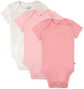 HonestBaby unisex-baby 3-pack Short Sleeve Bodysuits One-piece 100% Organic by HonestBaby