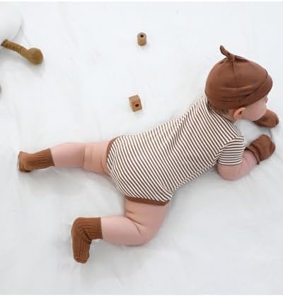 Baby Hats Mittens and Socks Set Soft Cotton Newborn Hat Glove - Image 5