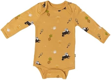 KYTE BABY Soft Bamboo from Rayon Long Sleeve Unisex Bodysuit, 0-24 Months by KYTEBABY