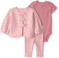 Carter's Baby Girls' 3-piece Bodysuit Pant Sets by Carters