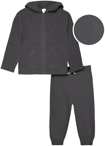 Modern Moments by Gerber Baby & Toddler Hooded Sweater Jacket & Jogger - Image 4