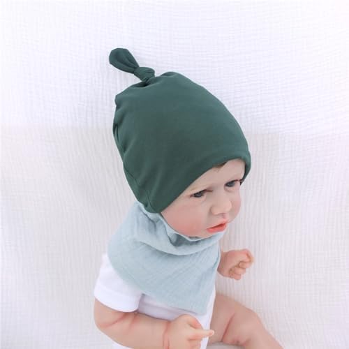 Silky Satin Lined Newborn Hat Hair Care Knot Beanie Hats - Image 4