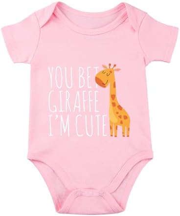 listery Funny Baby Clothes Boy Cute Giraffe Baby Funny Newborn by listery