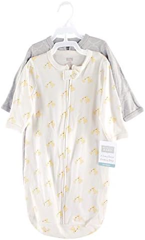 Hudson Baby Unisex Baby Cotton Long-Sleeve Wearable Sleeping Bag - Image 2