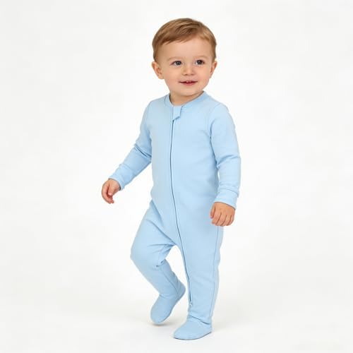 Aablexema Baby Footie Pajamas Cotton - Image 3
