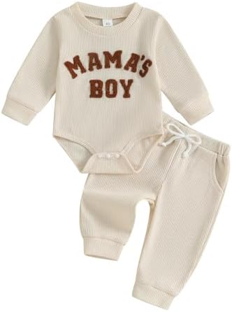 Giraropa Newborn Baby Boy Clothes Rib Knit Romper Jumpsuit Solid Sweater by Giraropa