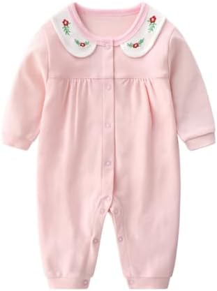 Infant Baby Girl Long Sleeve Romper Cotton Cute Style Newborn Toddler Jumpsuit by Unknown