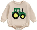 VISGOGO Newborn Infant Baby Boy Oversized Romper Sweater Bodysuits Coming Home by VISGOGO