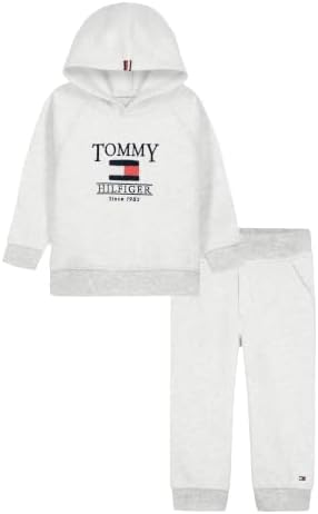 Tommy Hilfiger Baby Boys' 2-piece Fleece Set, Sweatshirt and Jogger Sweatpant by TommyHilfiger