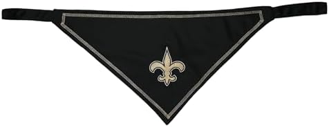 Pets First NFL New Orleans Saints TIE Bandana, Size Small/Medium. Dog Bandana - Image 2
