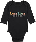 Besties Just Like Our Moms Baby Bodysuit Best Friend Baby Bodysuit Mom Besties by Unknown
