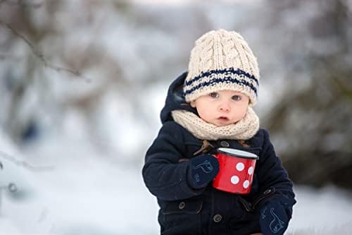 Toddler Gloves Kids Mittens Winter Warm Lined Fleece Gloves Waterproof Snow - Image 5