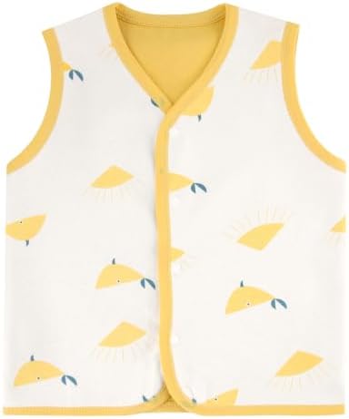 Baby Vest for Girls&Boys, Cotton Reversible Vest Coat for Spring & Autumn by CHICKIDDOS