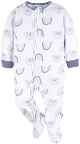 Gerber Baby Girls' Toddler Fleece Footed Pajamas 3-pack - Image 2