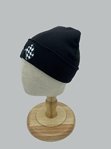 Beanies Hats Newborn Boys Girls Funny Warm Caps Checkered Flags Hat Infant Race - Image 3