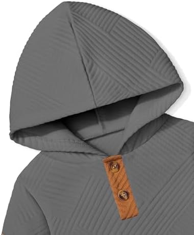 Oranchids Toddler Baby Boy Clothes Long Sleeve Hoodie Sweatshirt Tops and Pants - Image 4